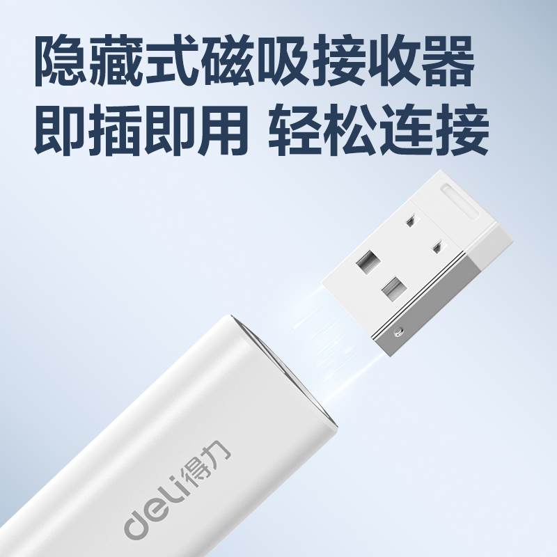得力MA115激光翻頁(yè)筆(白)(支)