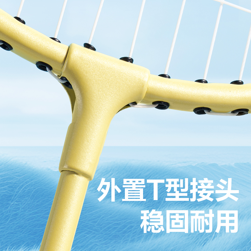 安格耐特FH666鐵分體羽毛球拍(2支/付)(混)(付)