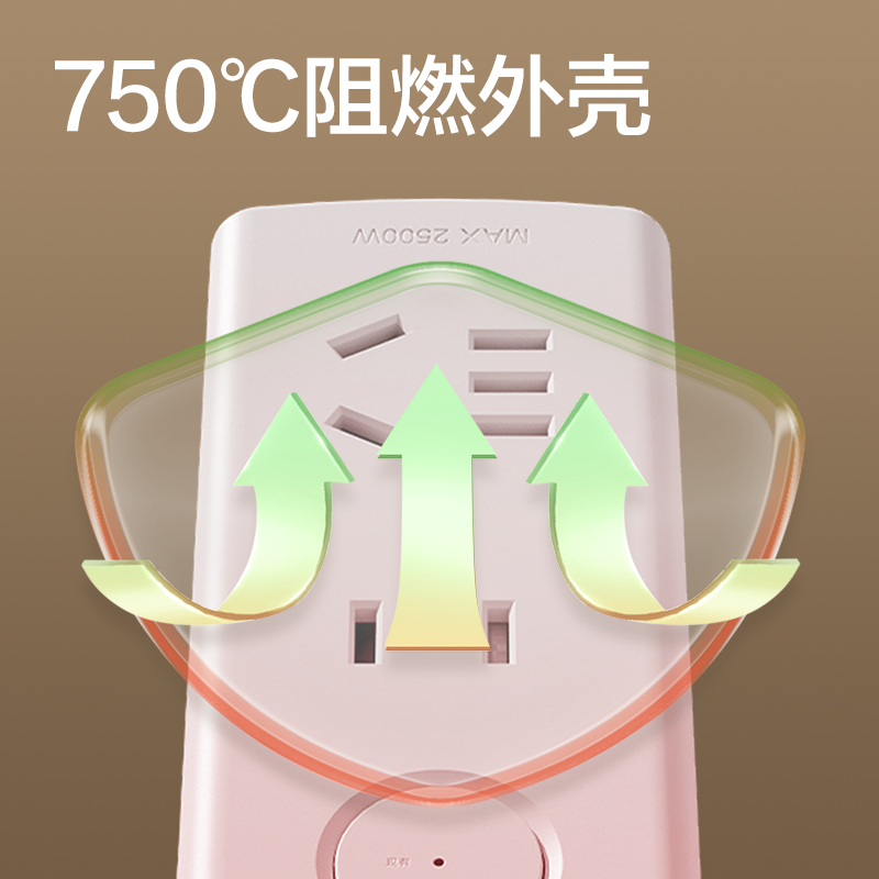 得力LX127(01)珠白系列插座_1+1_1米_彩盒(白)(個)