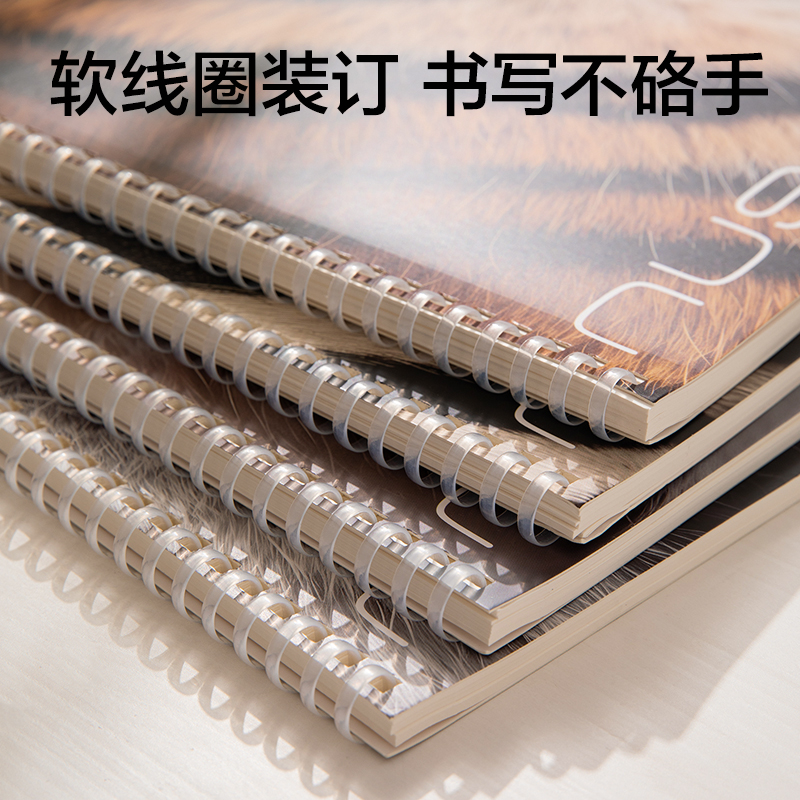 紐賽NS346-1野生動(dòng)物軟線圈本B5-60張(混)(本)