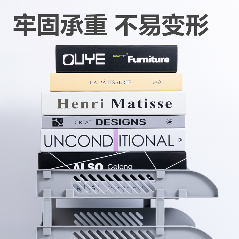 得力9217ES文件盤(灰色)(個)