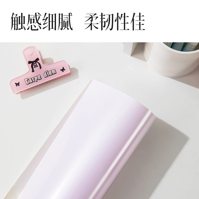得力PP678_果凍晴天長桿旋轉報告夾(混)(個)
