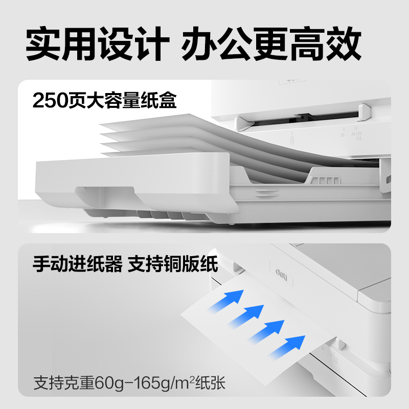 得力DM3150DNL黑白激光多功能一體機(白色)(臺)