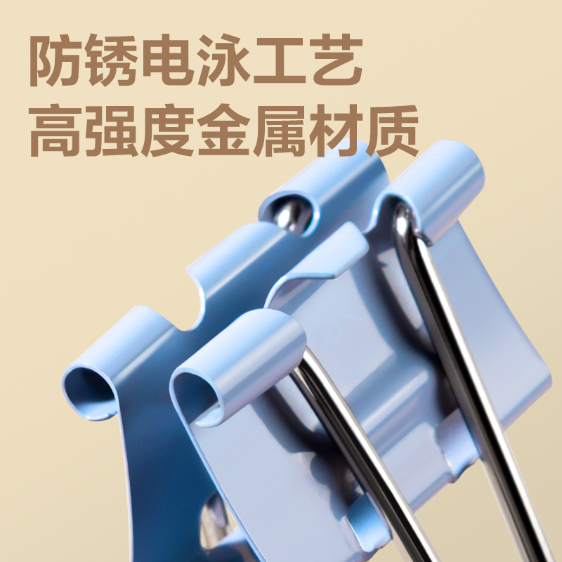 得力DP704省力長尾票夾4夾寬25MM(彩)(48個/筒)