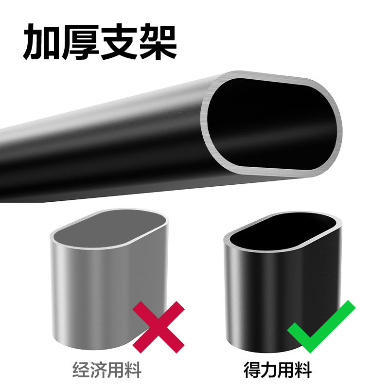 得力DP302_H型可升降雙面白板1500*900mm(黑)(塊)