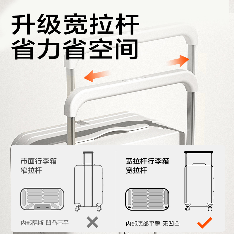 得力BG601寬拉桿行李箱(綠-20寸)(個)