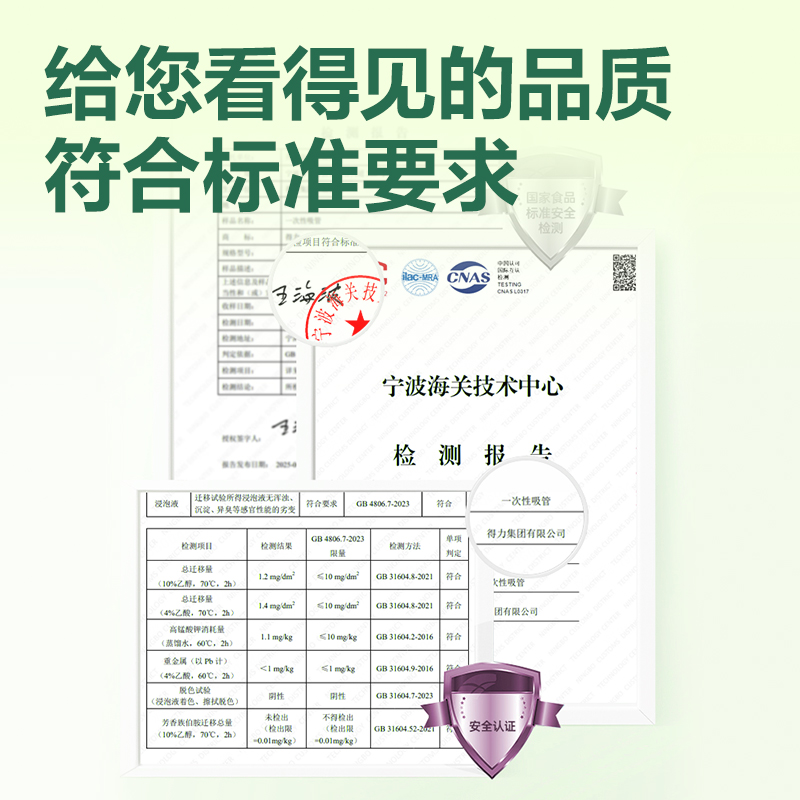 得力得心LL261 一次性吸管(長20cm)(透明)(300支/盒)