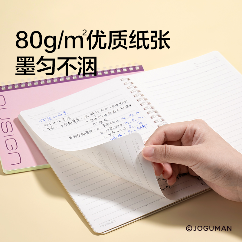 紐賽NS352-Q喬古漫軟螺旋本-A5(混色)(60張/本)