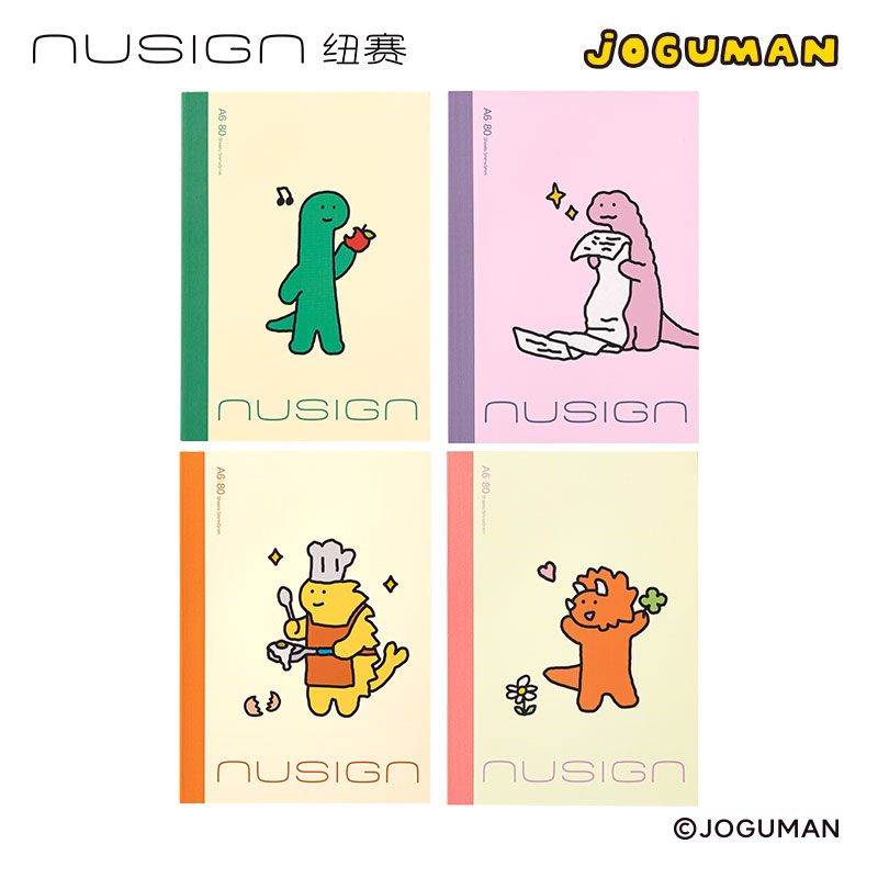 紐賽NS349-Q喬古漫無線裝訂本-A6(混色)(80張/本)