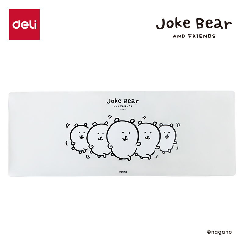 得力ZCX704_Joke Bear系列_800*300mm桌墊(灰)(個)