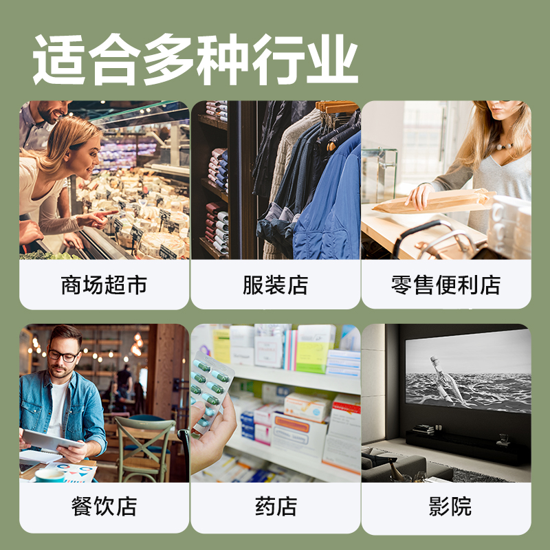 得力AA601W無線掃碼盒子(白)(臺)