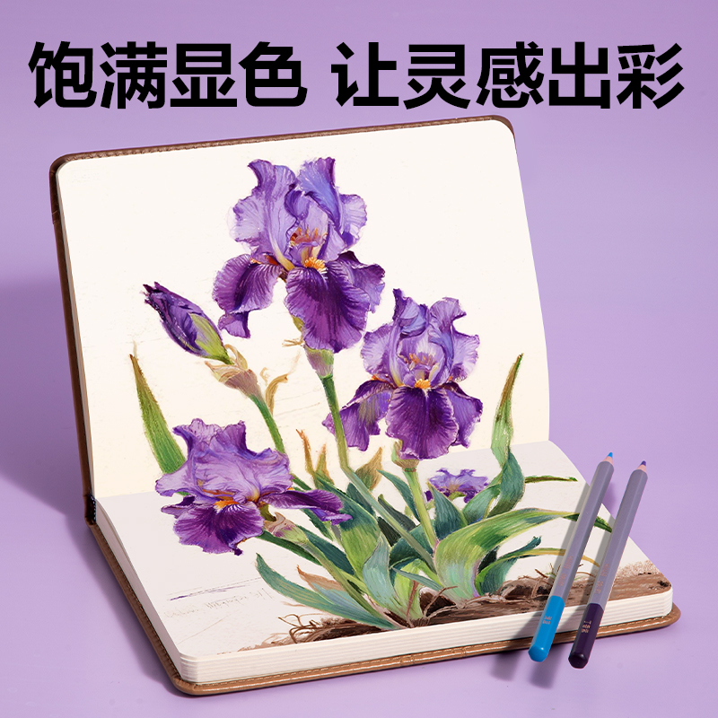 得力HM459-36可擦彩色鉛筆(混)(36色/盒)