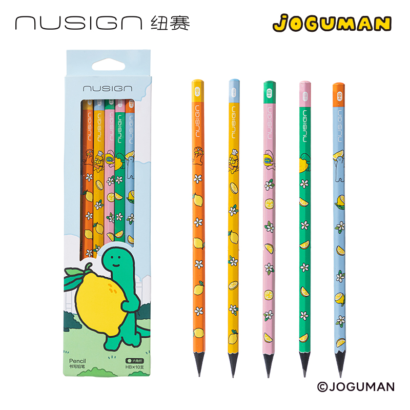 紐賽NS803-HBQ喬古漫六角桿紐賽鉛筆HB(混)(10支/盒)