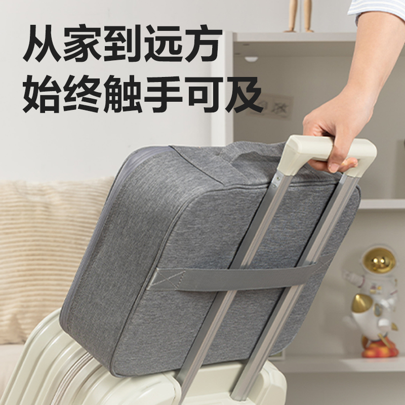 得力BA227阻燃密碼鎖證件收納包(灰)(個)