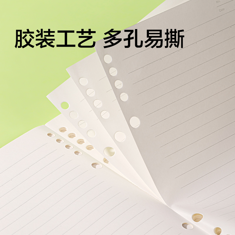 紐賽NS359-A5雙孔易撕無線裝訂本-40張(混色)(本)