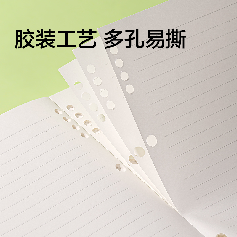 紐賽NS359-B5雙孔易撕無線裝訂本-40張(混色)(本)