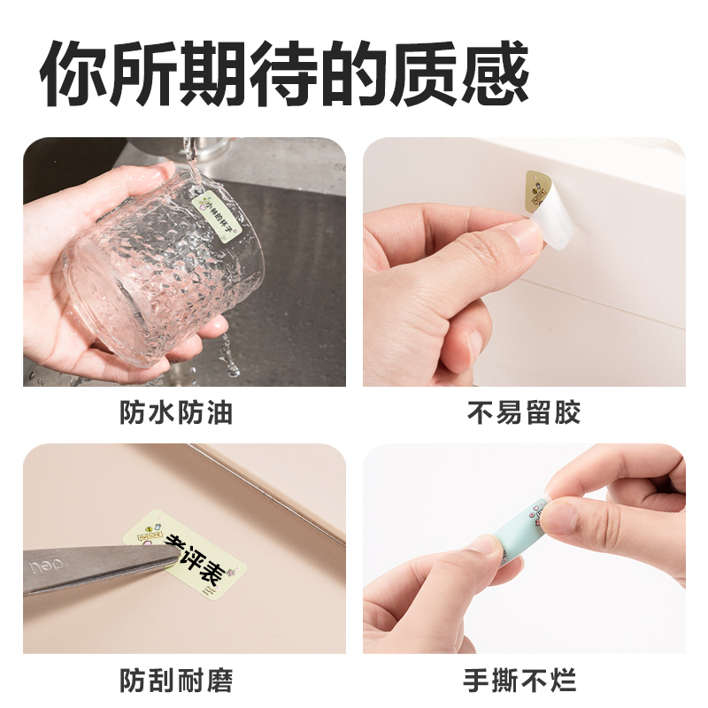 得力QH20半寸標(biāo)簽機(jī)耗材(多色)(卷)