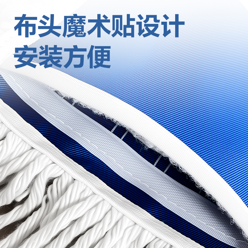 得力得心LQ157-60塵推布頭（60cm）(藍)(1套)
