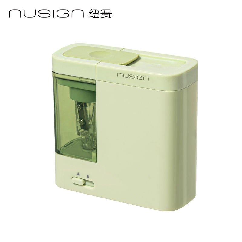紐賽NS071EASY電動(dòng)防塵門(mén)卷筆刀(曠野綠)(個(gè))