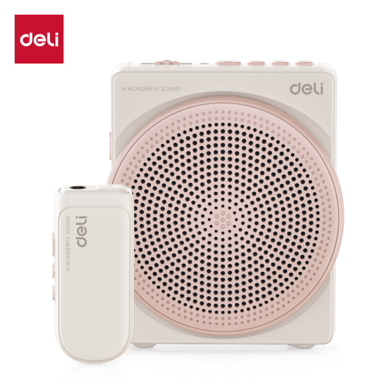 得力LT910T擴音器音響(頭戴)(10W)(1500mAh)(粉)(臺)