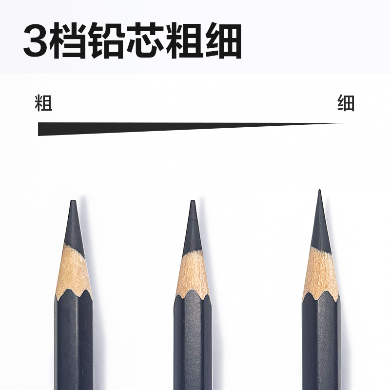 得力VB93美術(shù)削筆機(透明黑)(盒)
