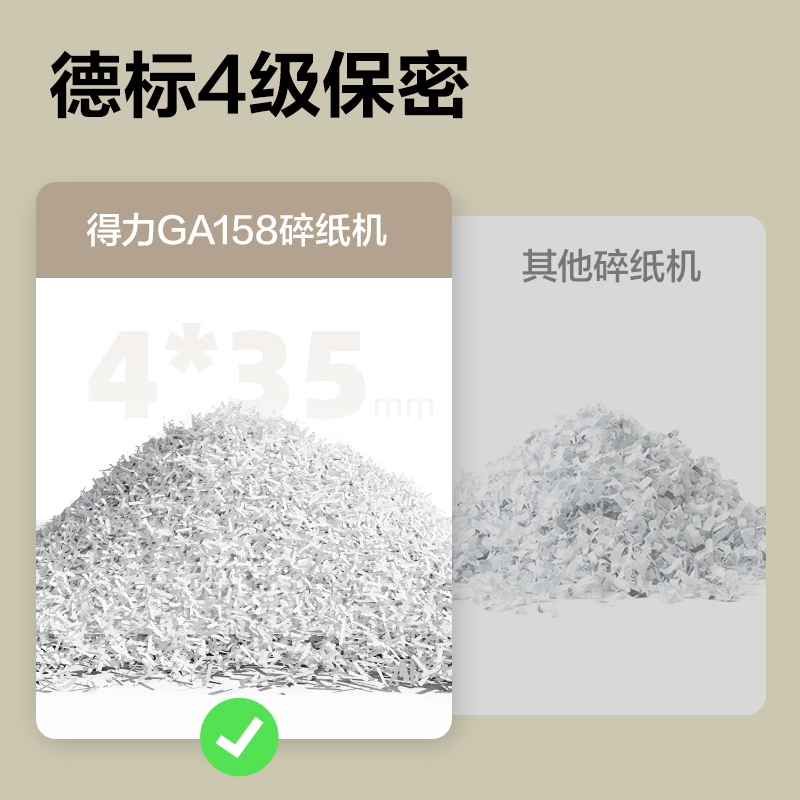 得力GA158碎紙機(jī)-小型碎紙機(jī)(黑)(臺(tái))