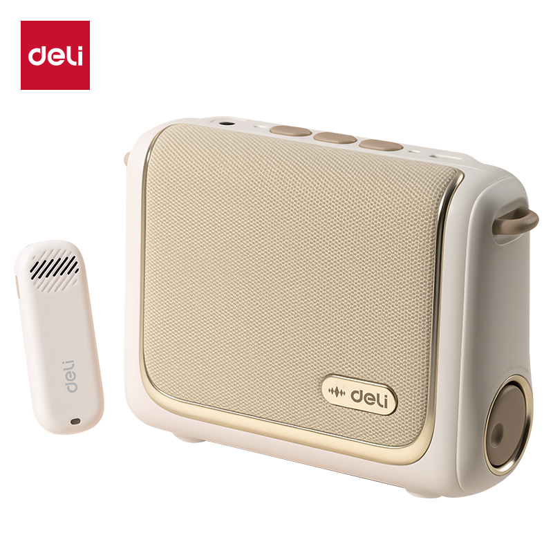 得力LT999J香包擴(kuò)音器音響(領(lǐng)夾)(13W)(4500mAh)(金)(臺)