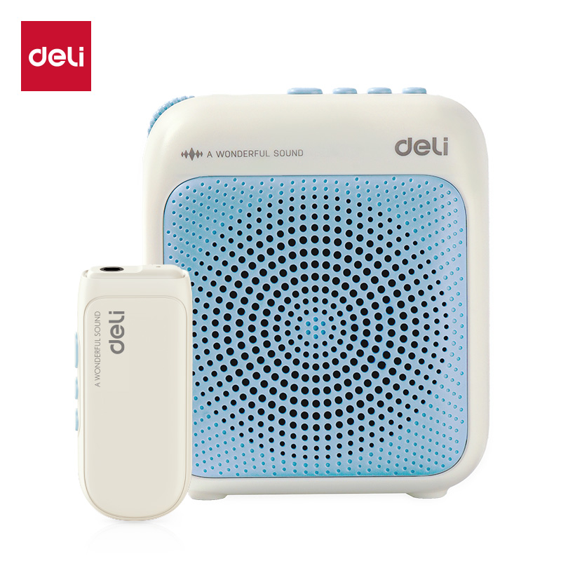 得力LT915T多彩擴(kuò)音器音響(頭戴)(10W)(2000mAh)(藍(lán))(臺)