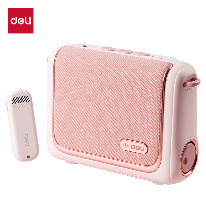 得力LT950J香包擴(kuò)音器音響(領(lǐng)夾)(13W)(4500mAh)(粉)(臺)