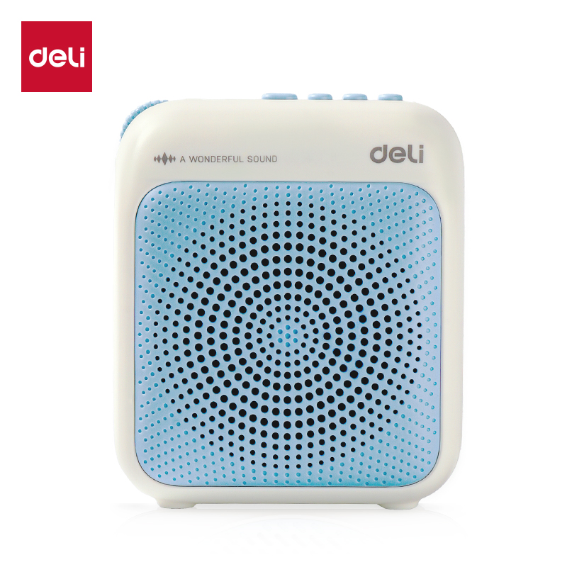 得力LT915多彩擴(kuò)音器音響(有線)(10W)(2000mAh)(藍(lán))(臺)