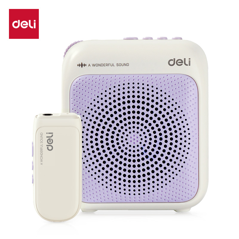 得力LT915T多彩擴(kuò)音器音響(頭戴)(10W)(2000mAh)(紫)(臺)