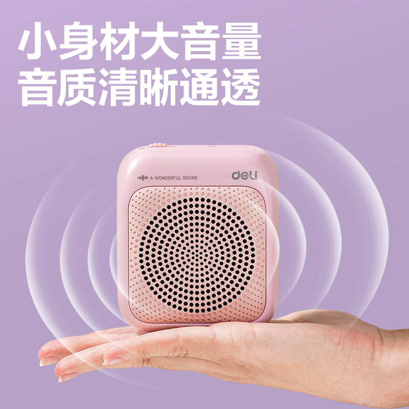得力LT904多彩擴(kuò)音器音響(有線)(5W)(1500mAh)(灰)(臺(tái))