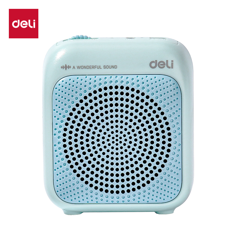 得力LT904多彩擴(kuò)音器音響(有線)(5W)(1500mAh)(藍(lán))(臺)