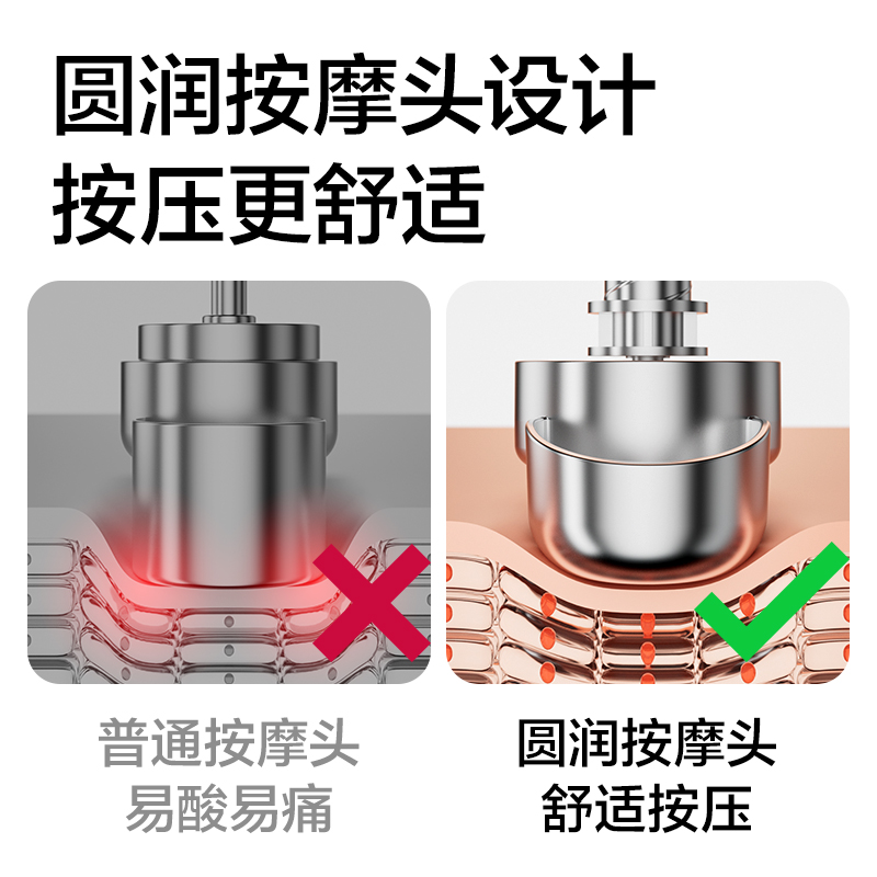得力LU591腰靠按摩儀(黑灰)(臺(tái))