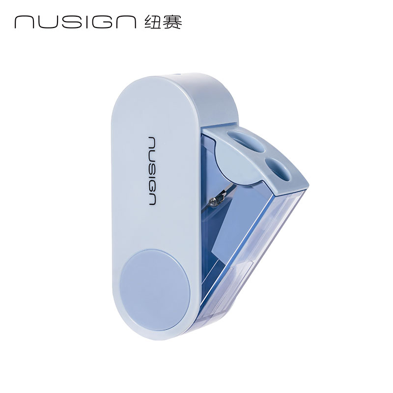 紐賽NS074FOLD旋轉(zhuǎn)密封門雙孔卷筆刀(個)(微風(fēng)藍(lán))