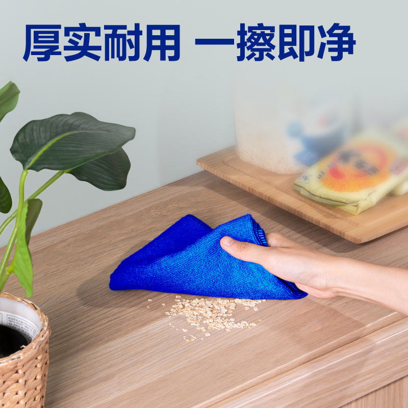 得力得心LQ677-抹布30*30cm 聚酯纖維(藍(lán))