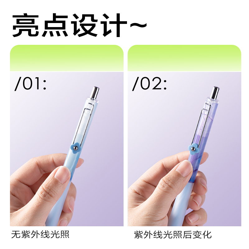 得力SA416速干按動(dòng)常規(guī)中性筆0.5mmST頭(黑)(4支/盒)