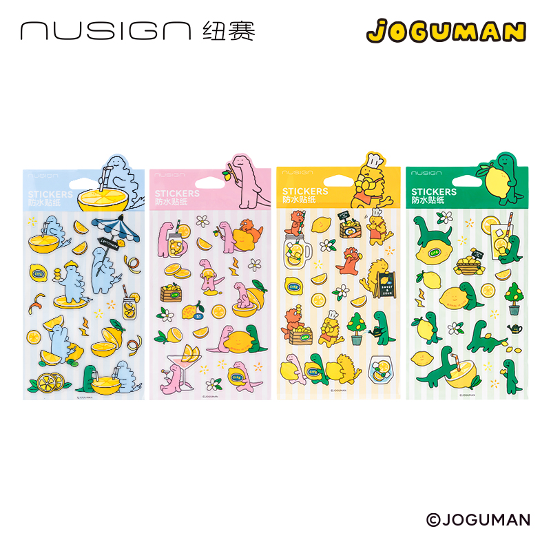 紐賽NS366-Q喬古漫PVC貼紙(混)(張)