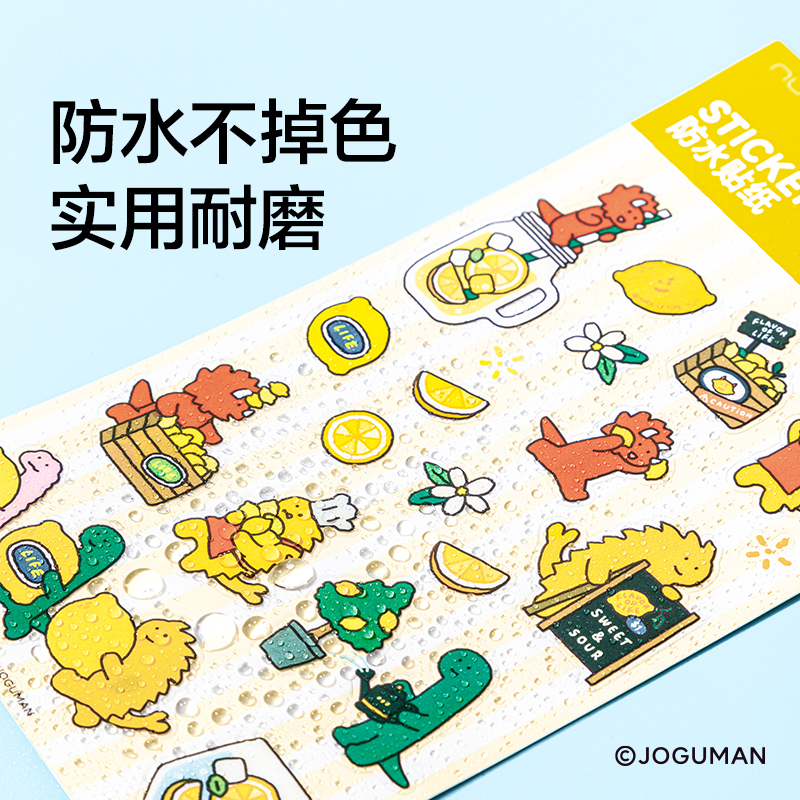 紐賽NS366-Q喬古漫PVC貼紙(混)(張)
