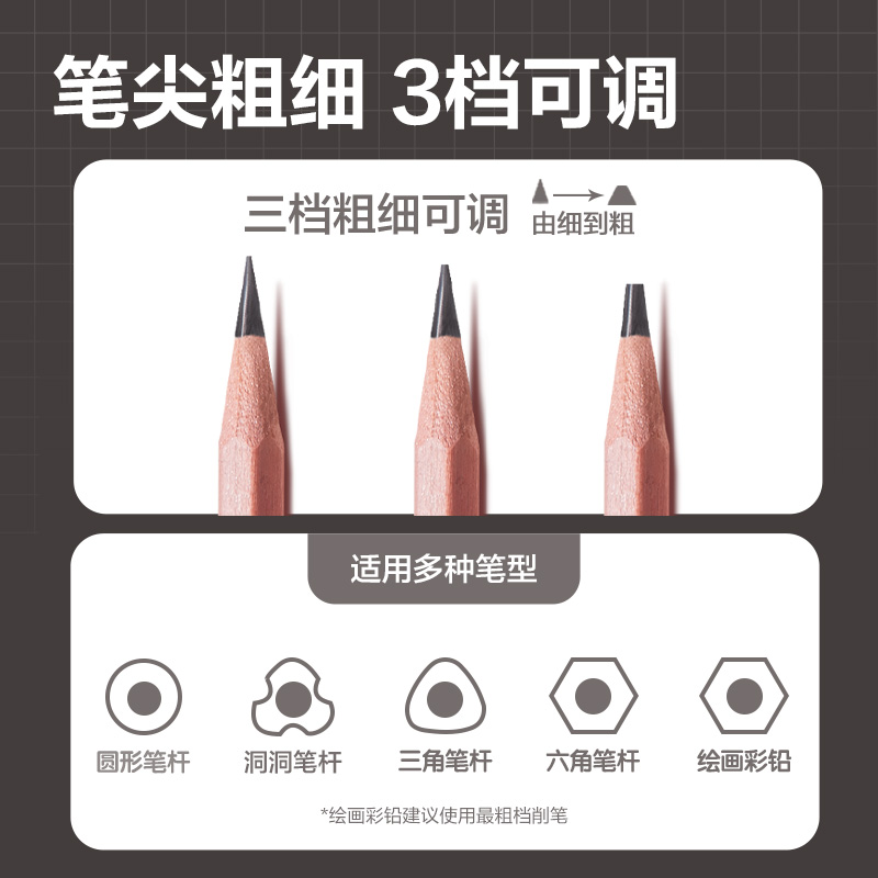 得力VA202電動削筆機(白)(個)