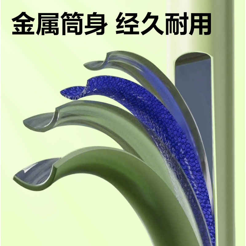 安格耐特FD403_59cm大號鋼管打氣筒(綠色)(個)