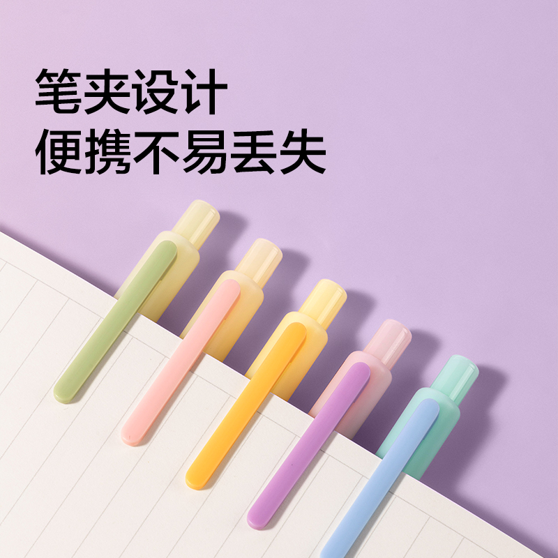 紐賽NS986-2按動(dòng)中性筆0.5mmST頭(黑色)(5支/盒)