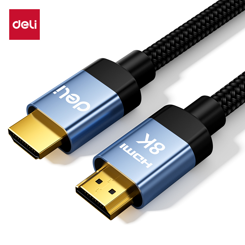 得力AF150H-10HDMI2.1線8K棉網(wǎng)款1米（黑色）（條）