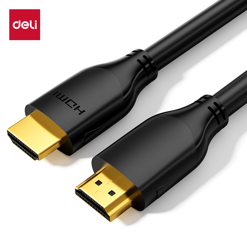 得力AJ21H-100HDMI2.1線8KPVC款10米（黑色）（條）