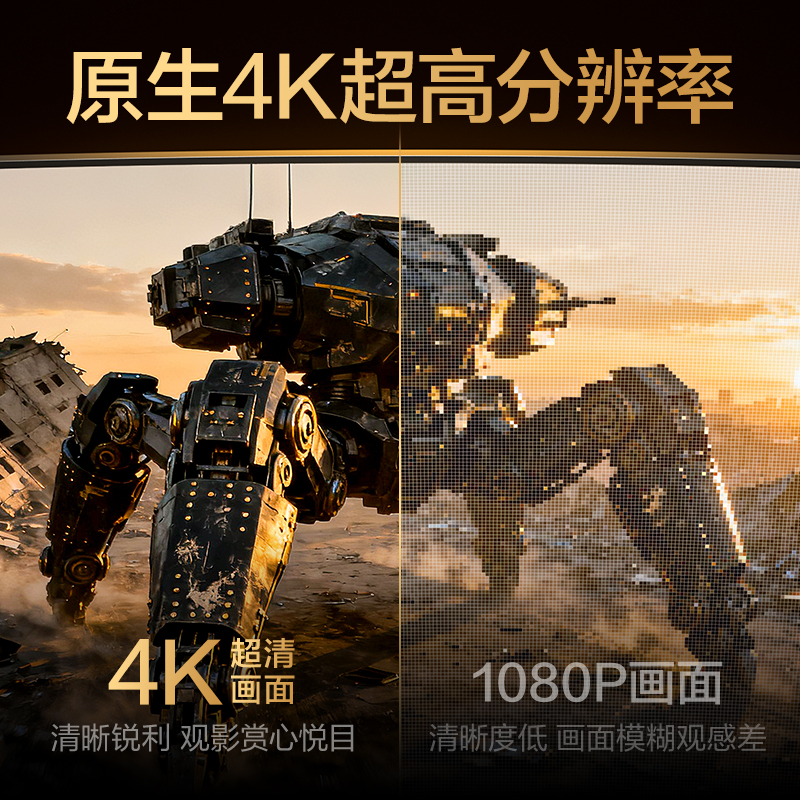 得力AJ20H-20HDMI2.0線4KPVC經典款2米（黑色）（條）
