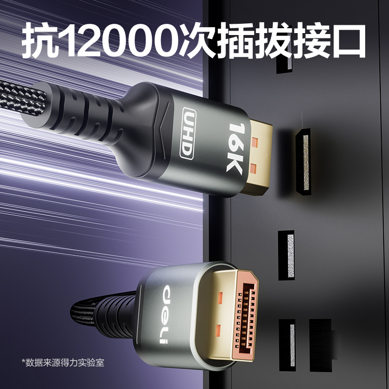 得力AF230D-15DP2.1線16K合金棉網(wǎng)款1.5米(黑色)(條)