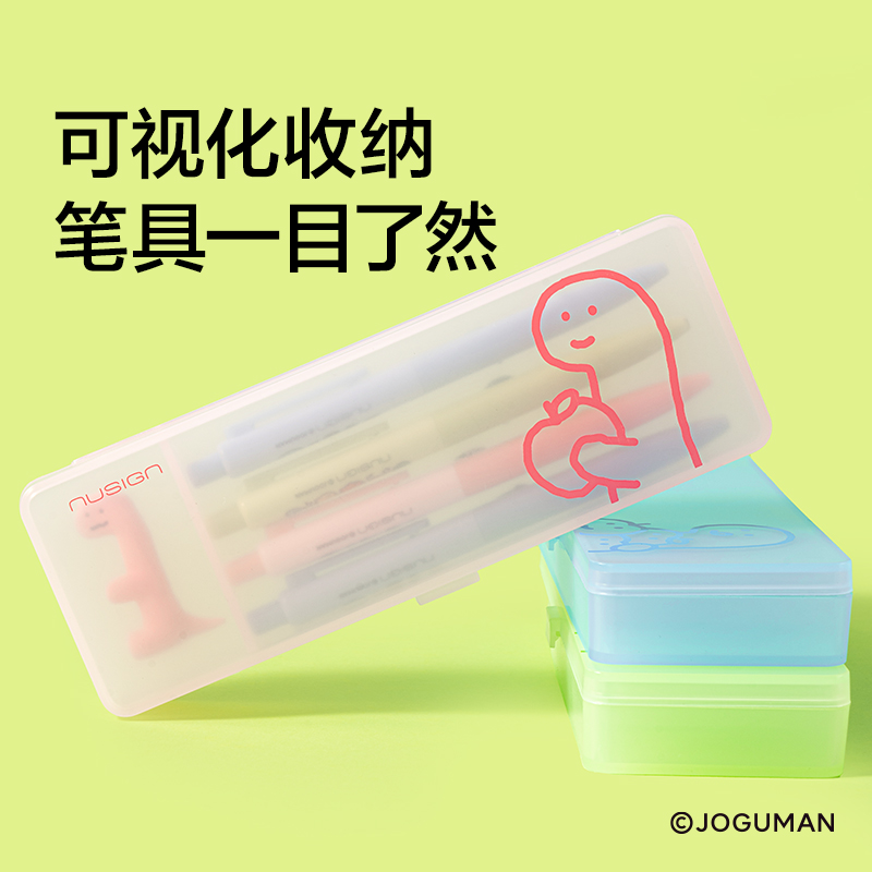 紐賽NS891-Q喬古漫紐賽中性筆收納盒(粉)(盒)