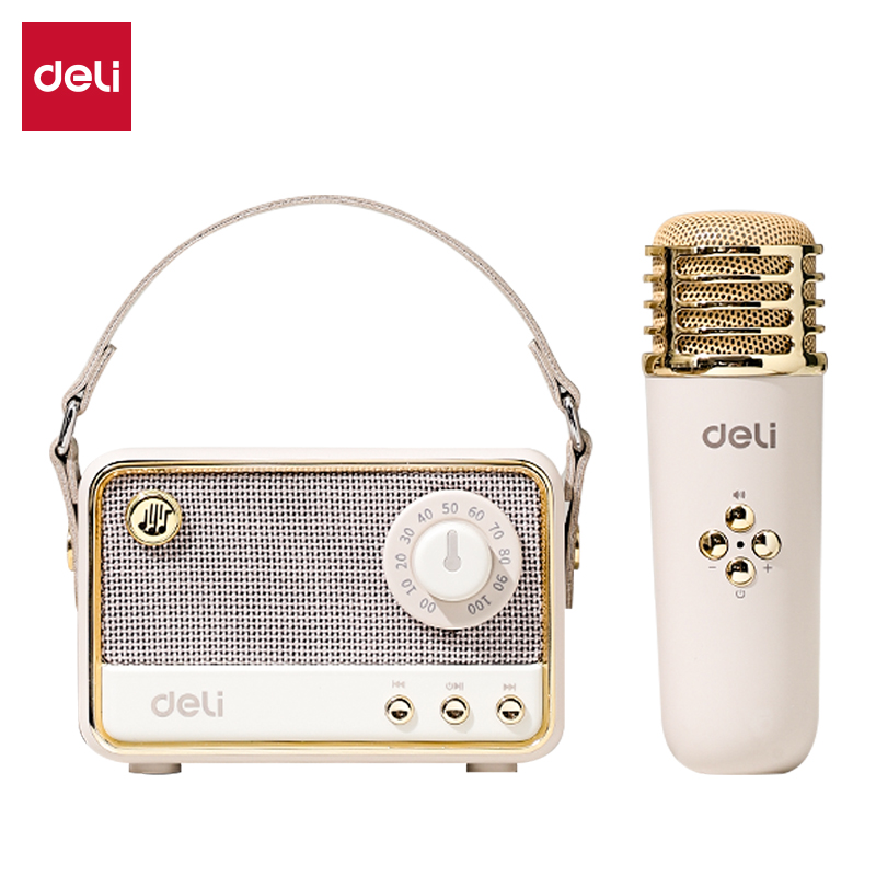得力LT310A復(fù)古款K歌音響(單麥)(米)(臺(tái))
