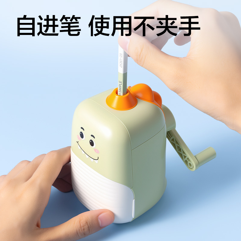 得力VB107小恐龍手搖削筆機(jī)(藍(lán)色)(個(gè))