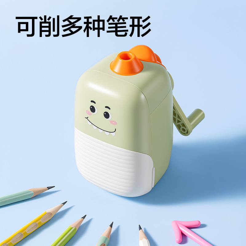 得力VB107小恐龍手搖削筆機(jī)(藍(lán)色)(個(gè))